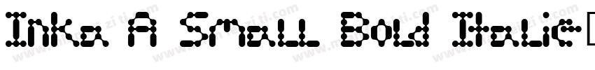 Inka A Small Bold Italic字体转换